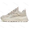Fashion 2025 Men's Casual Fashionable Breathable Mesh Thick Soled Running Shoes Low Cut Lace Up Sports Height Increasing Chunky Sneakers