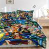 One Piece Universal Studio Collaboration Bedding Set Comforter Cover Gift for Bedroom,Includes 1 Cover and 2 Pillowcases, No InsertB570