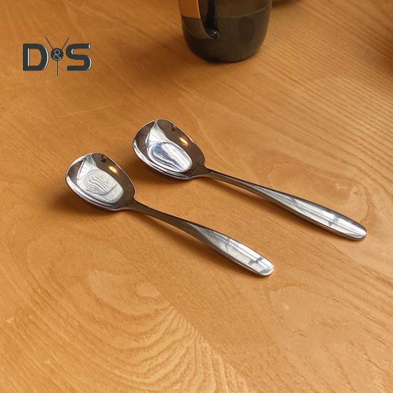 Leichter Reislöffel, langlebiger Eislöffel aus Edelstahl