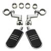 HUILI-JPHOME Highway Pegs, Foot Pegs, 0.9 Inches (22 Mm), 1.0 Inches (25 Mm), 1.3
