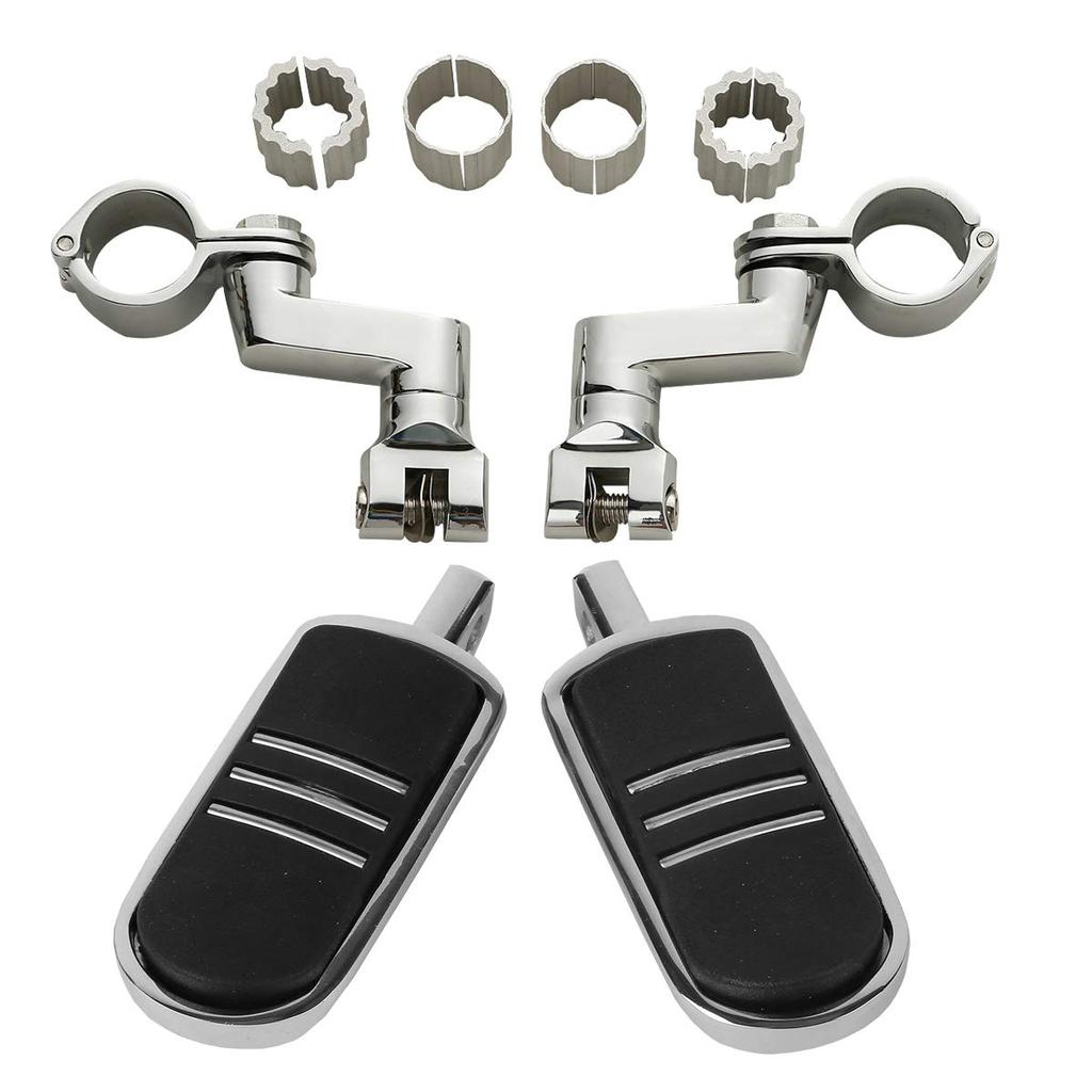 HUILI-JPHOME Highway Pegs, Foot Pegs, 0.9 inches (22 mm), 1.0 inches (25 mm), 1.3