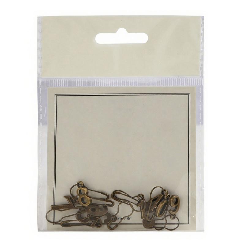 

Antique Alloy Crafting Clips Featuring Numbered Perfect For Yarn Knitting Crochet Enthusiasts