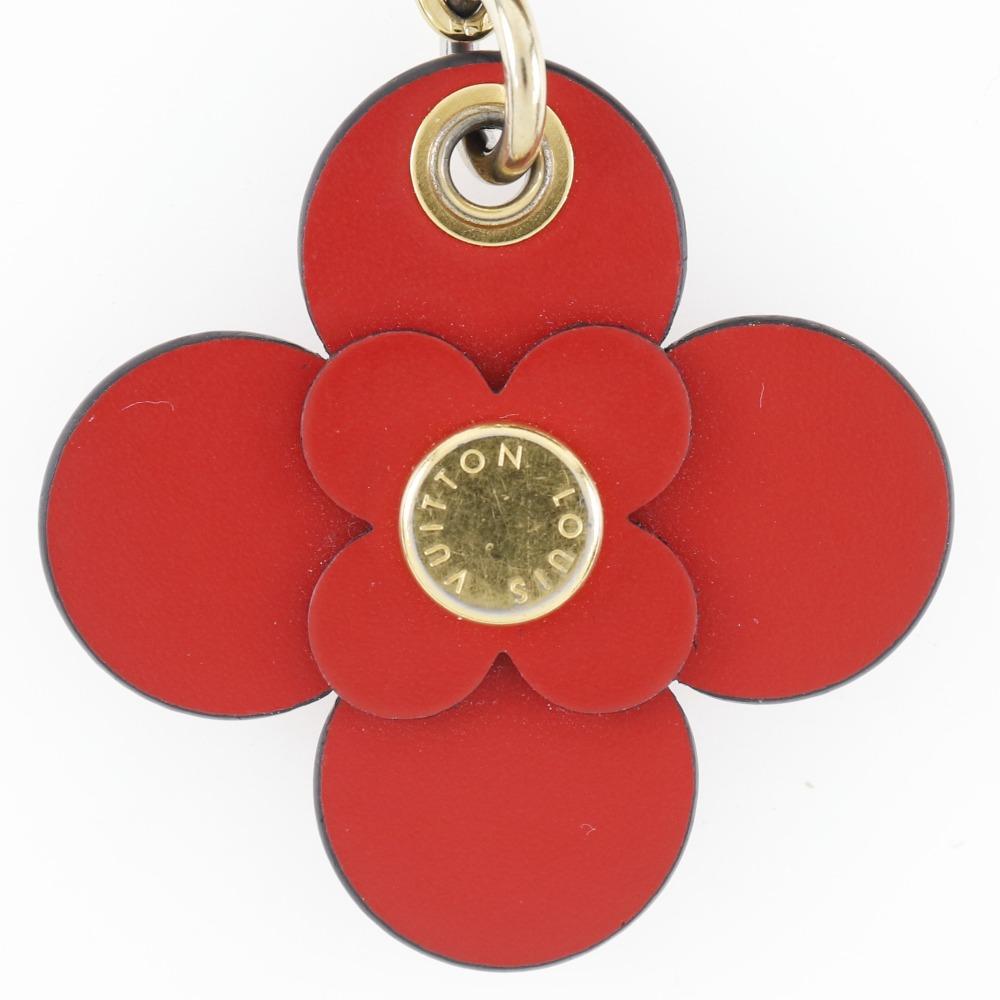 LOUIS VUITTON Portefeiulle Clement Purse M62940 Flower charm Brown Monogram canvas Women Used