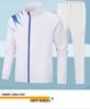 Unisex Stand-up Collar Sports Jacket and Hoodie Set