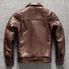 2025 Men's Slim Fit Lapel Leather Jacket - Autumn/Winter Collection