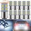 10pcs 1156 1157 Reverse Brake Car Lamps 5050 13SMD Leds Turn Signal Lights Tail Strobe Auto Day Parking Rear Trunk Bulbs DC 12V