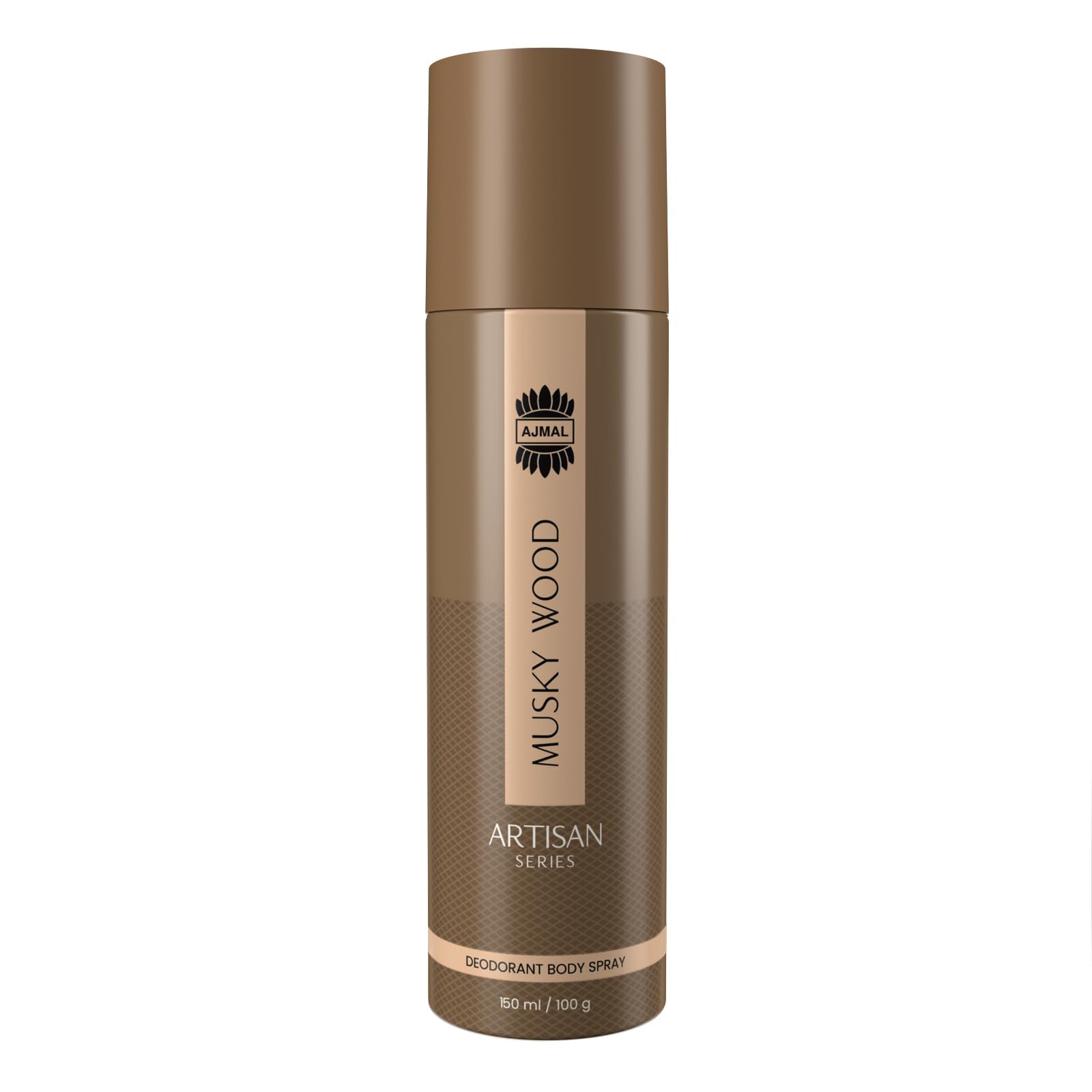 Ajmal Musky Wood Body Deodorant Parfum for Men |Aromatic Long Lasting Body Perfume DEO 150 Ml