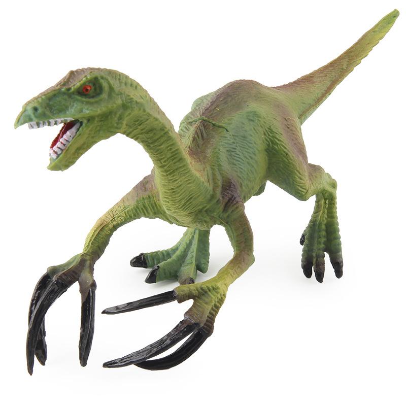 Xd-4 Simulation Animal Model Dinosaur Toy Velociraptor Heterodon Hollow Ornament Cake Decoration