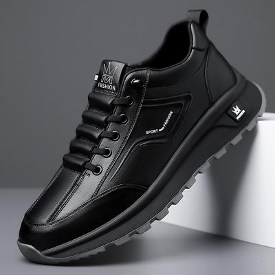 Mode Marque de Haute Qualité Chaussures Décontractées en Cuir Véritable pour Homme Chaussures de Randonnée d'Extérieur à Semelles Épaisses Résistantes à l'Usure Chaussures Oxford Simples pour Homme
