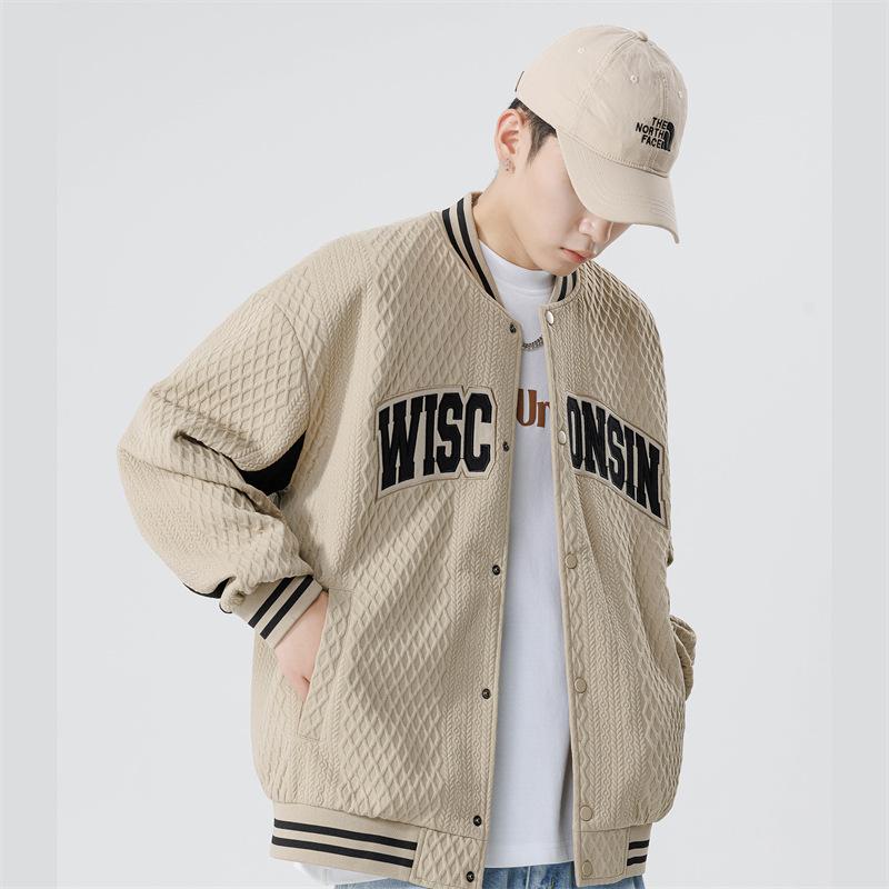 Baseball jacket men's new fall fashion brand baggy handsome young student jacket clothes