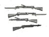 Chino Model Type 100 Submachine Gun Late Model 3D Printer Kit 1/35 CM-193B (Military)