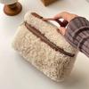 Bag Ladies Premium Retro Wool Lamb Handheld Box Bag Niche Design Shoulder Crossbody Bag