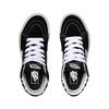 Vans SK8 Canvas Abrasion Resistant High Top Skateboard Shoes Black With White Print Children Aged 3 7 Years Old VN0A4BUWTEZ