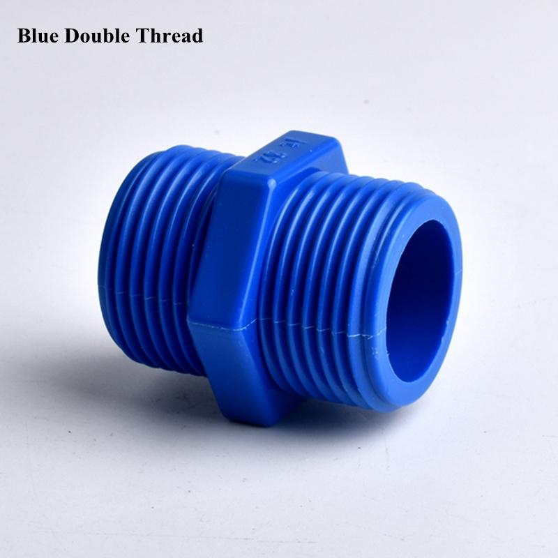 1/2" ~2" Thread To 20-63mm PVC Direct Pipe Connector, Garden Watering Irrigation Aquarium Fish Tank Water Tube Joint Fittings