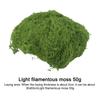 21cm*20cm*5cm 50g Artificial Moss Plant Pot Decoration Incredibly Lifelike Design Lightweight And Easy To Tear Realistic Look