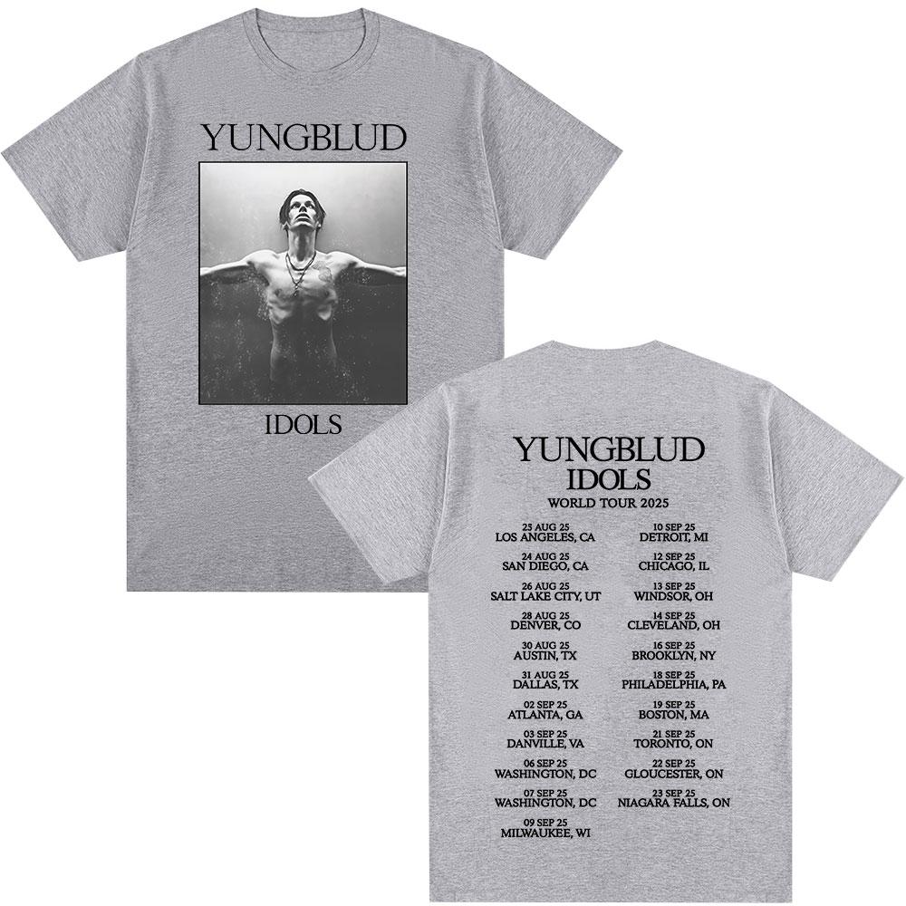 

Yungblud IDOLS Album Tour T Shirts Fan Gifts Unisexs Women Clothing Hip Hop Short Sleeve Tshirts Oversized Summer Cotton Tshirt 4XL