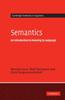 كتاب Semantics : An Introduction To Meaning In Language