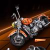 1:5 Classic Famous Motorcycle Building Blocks Kit Engineering Model Cruiser Bike Creative Toy Motor Bike Gift Kid Adult 2392Pcs