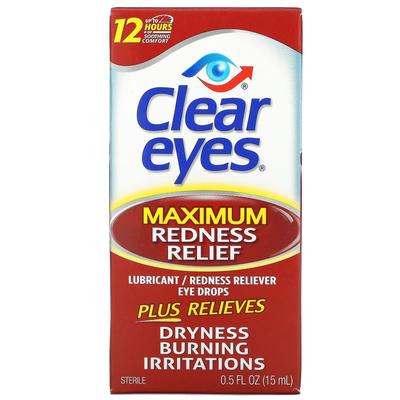 Maximum Decongestant, collirio lubrificante/decongestionante, 0,5 fl oz (15 ml)
