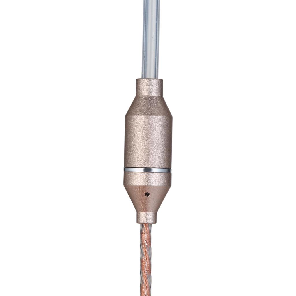 IBRAIN FC33 E Radiation Free Air Tube Headphones Aluminum Metal Earbuds with Mic and Volume Control Earphone Stereo