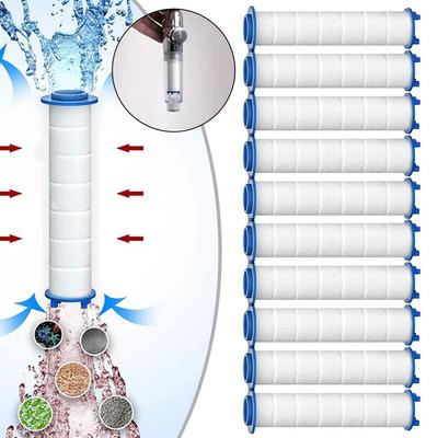 10Pcs PP Cotton Shower Filter Replacement: Purify Water For Healthier Skin Hair 24*115mm Showers Faucet Filters Tool Accessories
