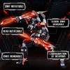 Non-Toxic 585Pcs Dark Wanderer Mecha Building Blocks Robot Model Figures Joints Movable Assembly Toy Desktop Ornaments Kids Holiday Gifts