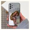 Cute Funny Monkey Phone For Samsung S22,Ultra,S25,S24,S23,FE,Plus,S21,S20,Lite,S10,S9,Soft Silicone Black