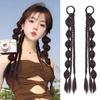 2pcs Hairpiece Sweet Twisted Pigtails Double Ponytail Lantern Braided Ponytails  Daily
