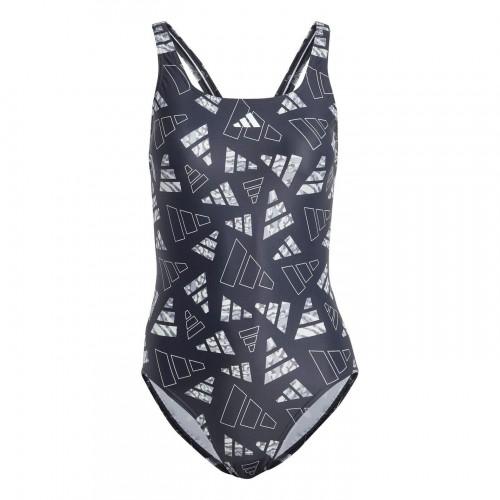 adidas Womens/Ladies Bar Logo One Piece Swimsuit