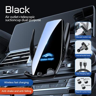 Car Mobile Phone Bracket Automatic Opening and Closing Universal Wireless Charging Car Phone Holder Car Vent Car Bracket