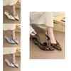 Womens Pointed High Heels For Women With Wrinkle Design And Rubber Sole For Spring Casual Comfort