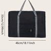 1pc-Foldable Travel Bag, Large Capacity Storage Bag, Lightweight and Multifunctional Airplane Luggage Bag, Weekend Handbag