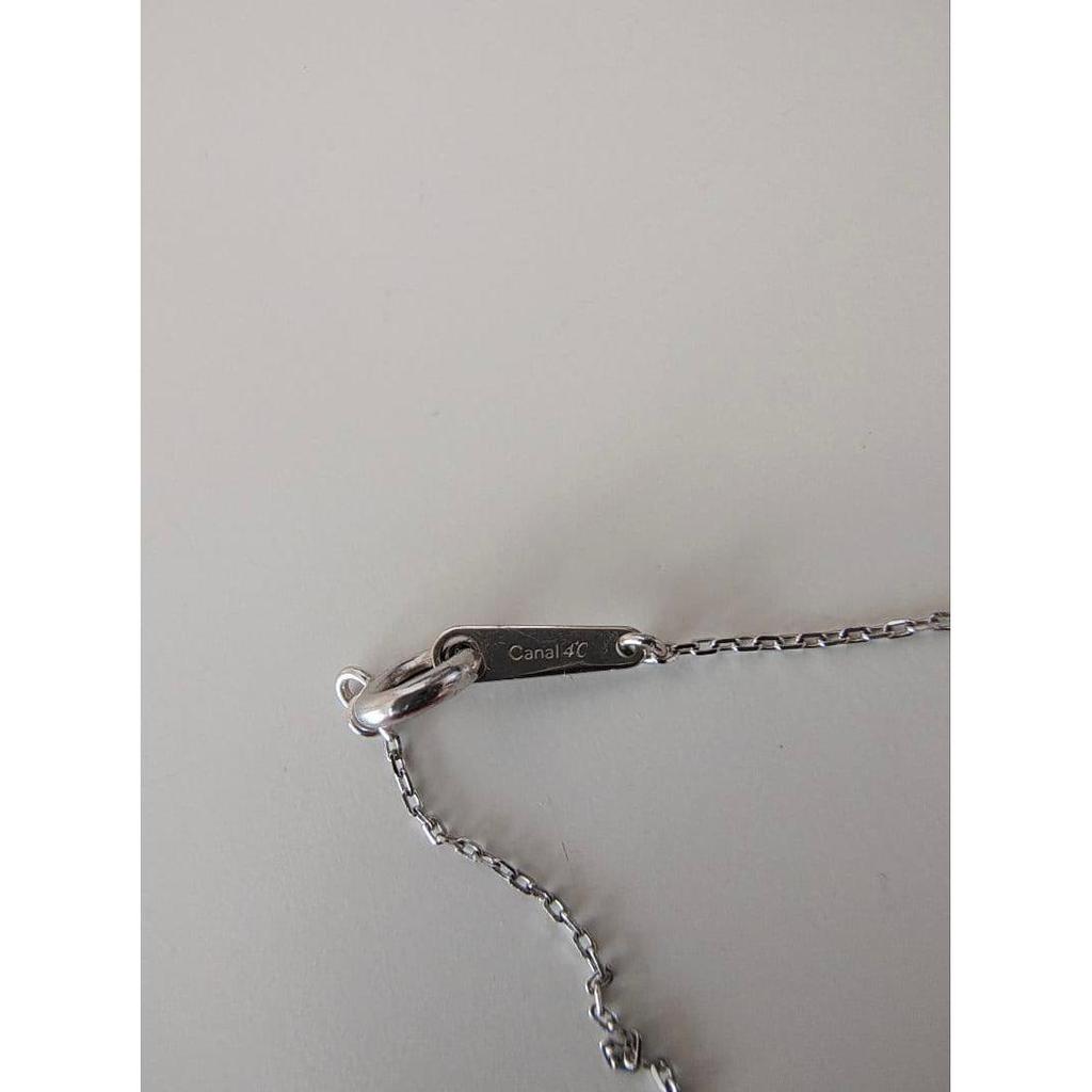 Used Canal4 Silver Diamond Necklace