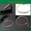 Stilvolles Damen-Strassarmband mit vergoldeter Kette und klassischem Look
