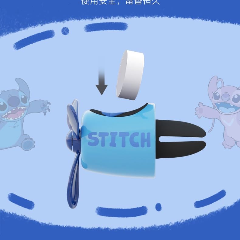 Stitch Lotzo Toy Story Alien Car Scent Air Vent Car Aromatherapy