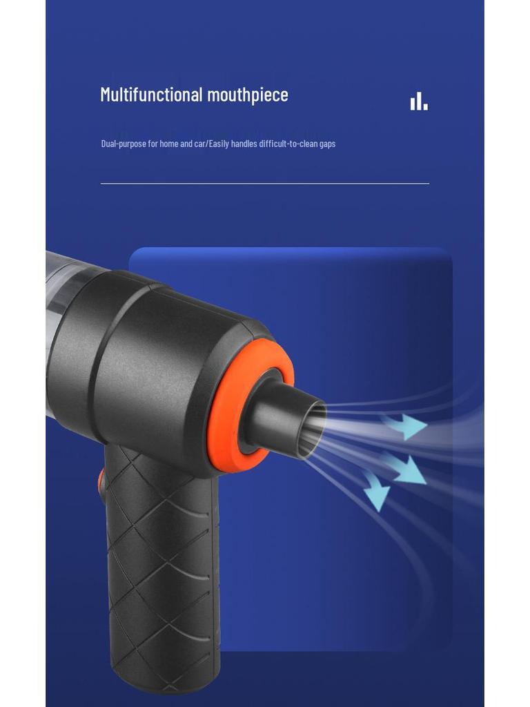 Rechargeable Handheld Vacuum Cleaner for Car and Home with Strong Suction