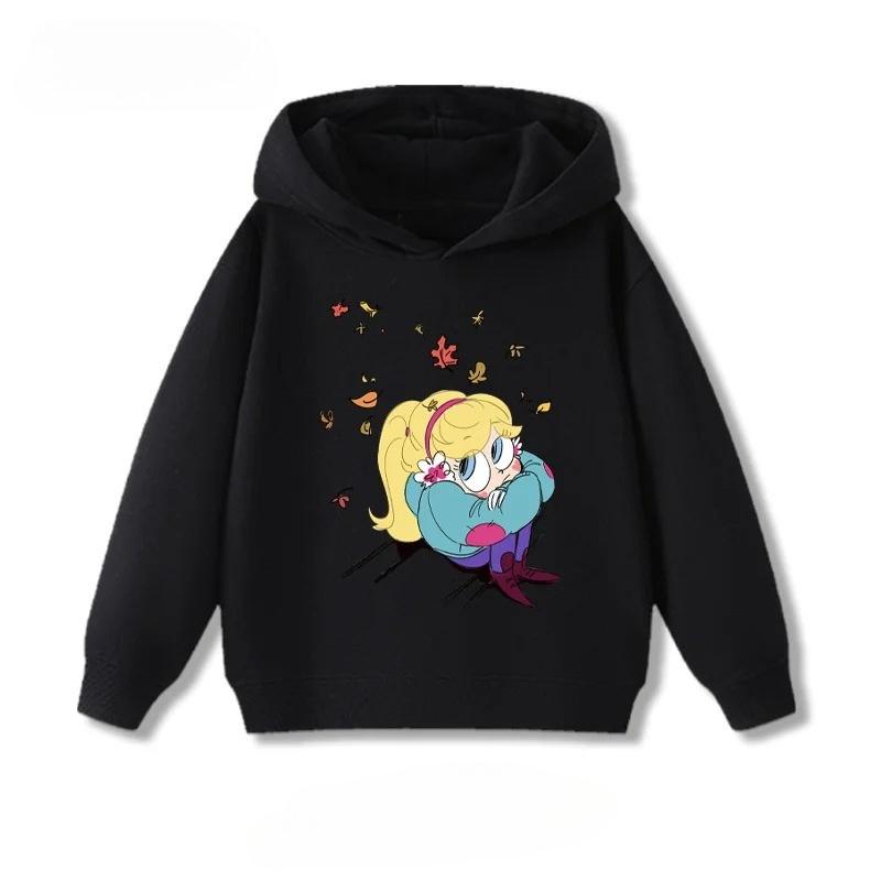 Disney Cute Cartoon Printed Casual and Fashionable Hoodies for Girls and Boys, Comfortable Tops for Autumn and Winter