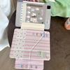 Miffy Rabbit Striped Case IPad Pro Mini 7 Air 10th Gen With Stand Sleep Wake Support