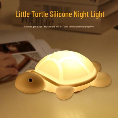 Turtle Silicone Night Light: Cute Bedside Atmosphere Lamp, Perfect Creative Gift