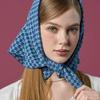 KOLEAT UV Protection Bandana Denim Hair Scarf Handkerchief [BLUE]