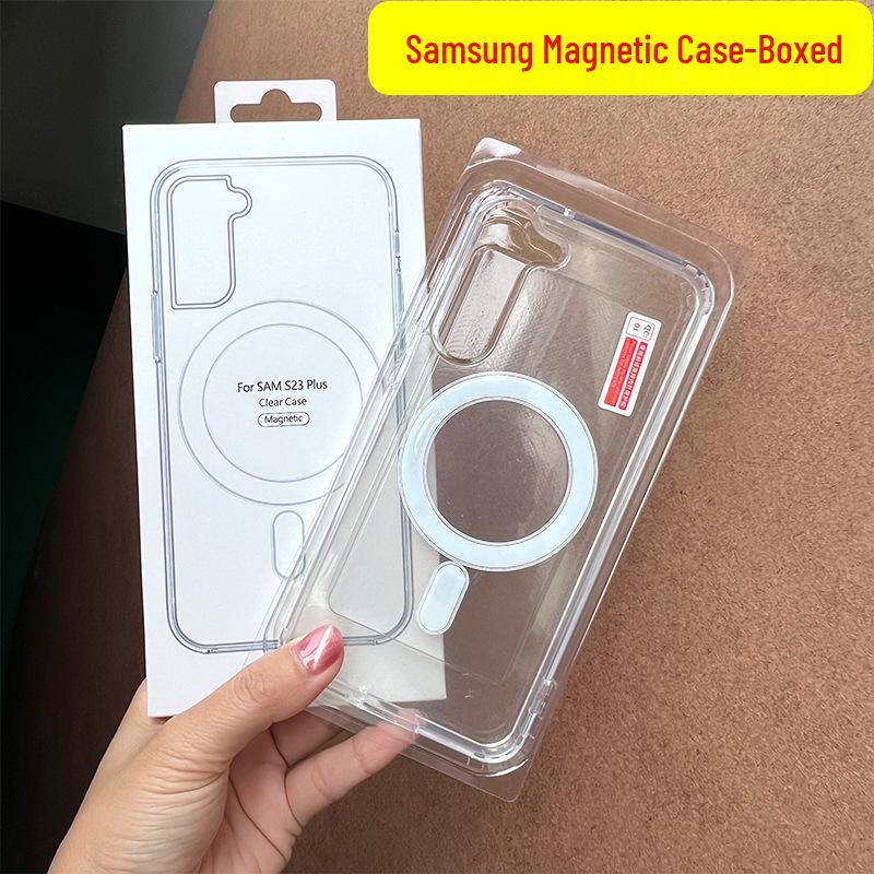 Samsung S26/S25 Ultra Magnetic Phone Case - Acrylic MagSafe Protective Hard Shell