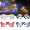 Plastic Square Frame Men Women Sunglasses Eyewear Accessories Heart Effect Glasses Night PC Glasses