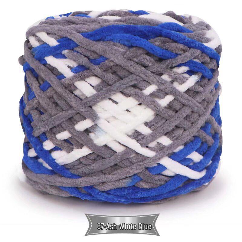 3.3 Große Eiswollknäuel für handgestrickte Häkelschuhe & zum Weben von Schals - Dicke Wolle für Damen & Herren