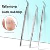 Stainless Steel Double-Ended Cuticle and Nail Cleaner