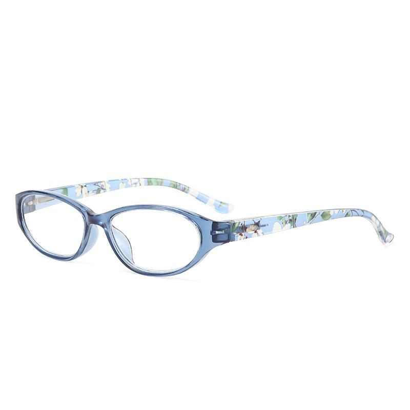 Fashion Anti-Blue Light Reading Glasses for Women Ultra-Light Flowers Comfortable Eyeglasses