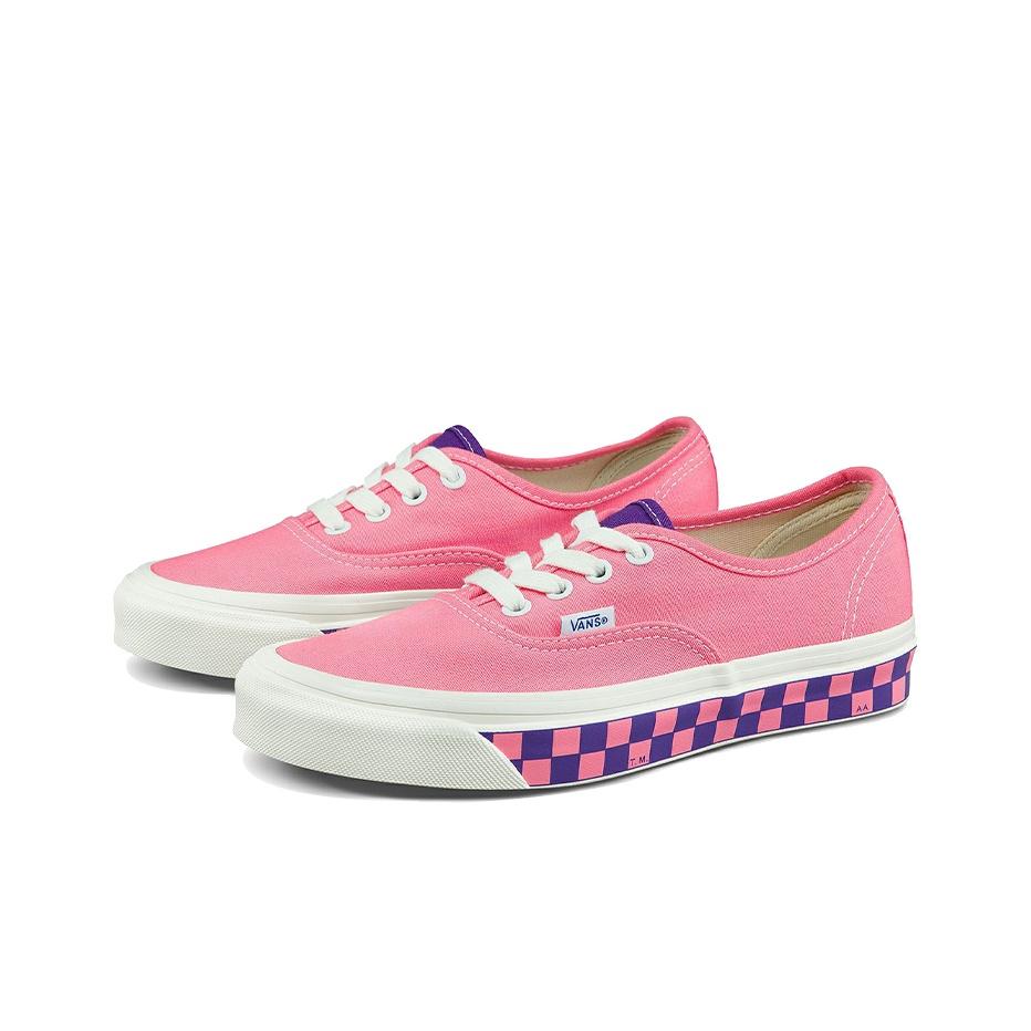 Vans Stilius 44 Šachmatinė Laisvalaikio Žemi Batai Sneakeriai Unisex Violetiniai Rožiniai VN0A54F241K