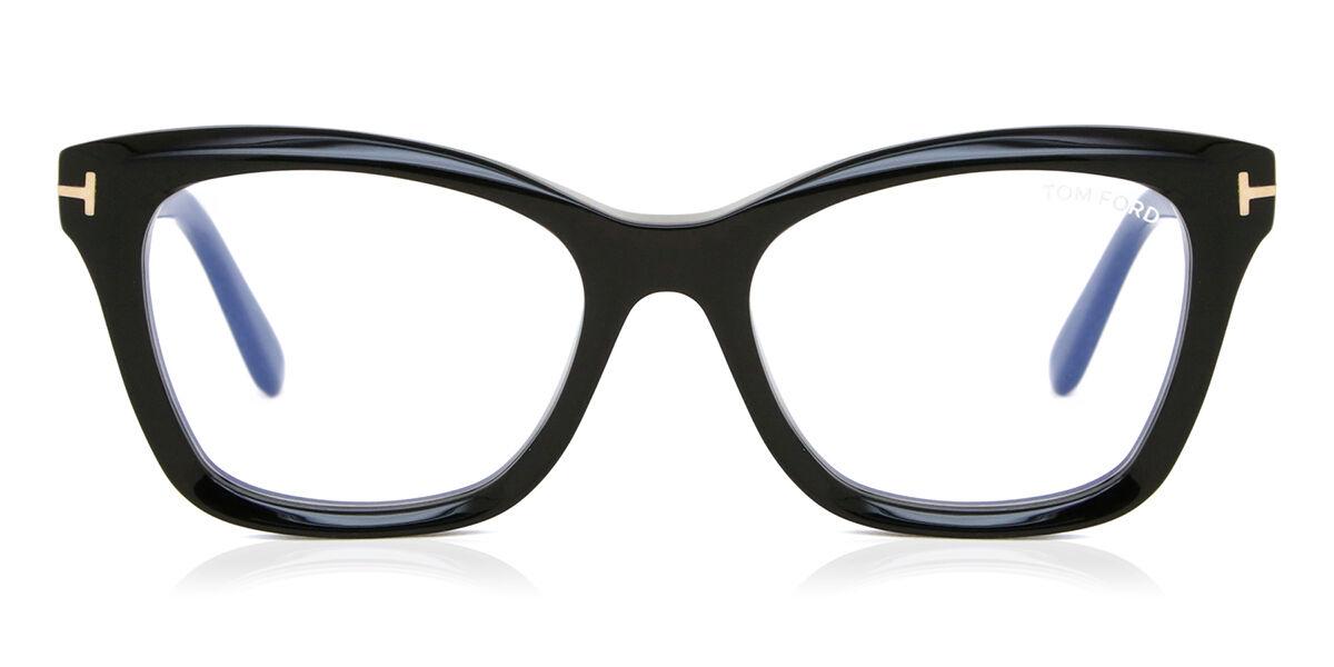

Tom Ford Ft5909 B Blue Light Block 001 Women Eyeglasses Shiny Black/53