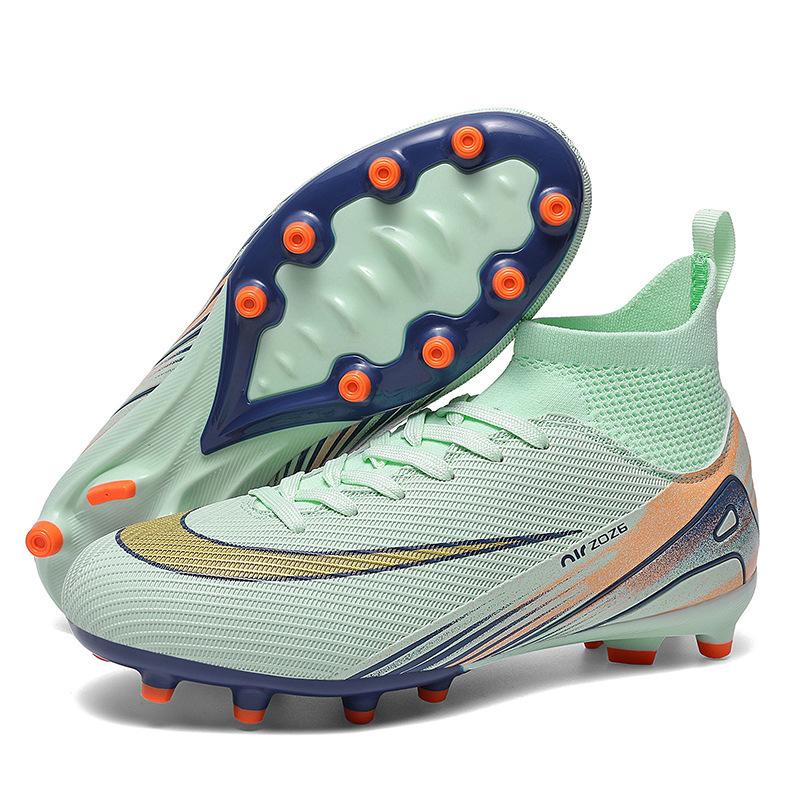 Overseas Thorn 16 Football Shoes Men and Women Youth High-top Game Sports Shoes Students Grass Training Shoes