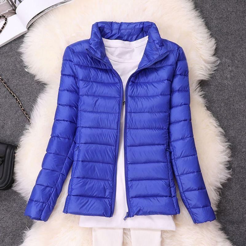 2023 Autumn/Winter Women's Slim Korean-Style Hooded Lightweight Down Jacket