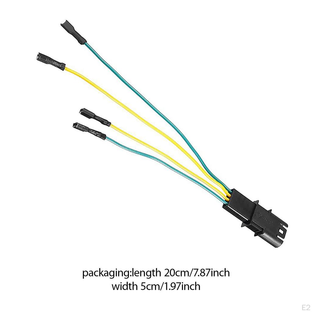 4 Pins Side Mirror Heating Function Connector Cable Wire Sturdy Spare Parts Attachment Accessory for